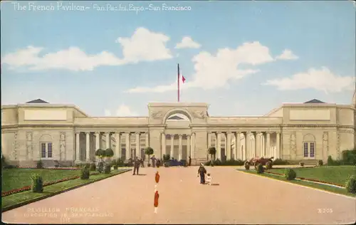 San Francisco French Pavilion Panama-Pacific Int. Exposition 1915