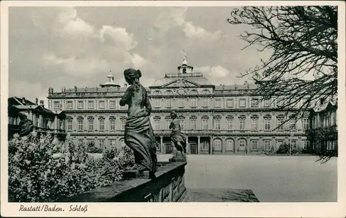 Ansichtskarte Rastatt Schloß (Castle Building) 1950