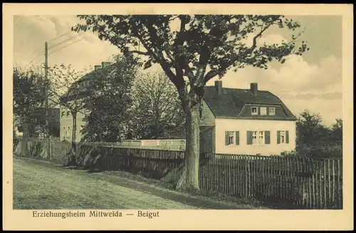 Ansichtskarte Mittweida Erziehungsheim Mittweida Beigut 1928