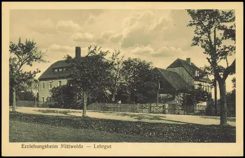 Ansichtskarte Mittweida Erziehungsheim Mittweida Lehrgut 1928