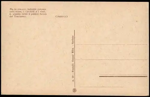 Cartoline .Ligurien Liguria Tempio del Clitumno 1910