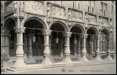 Lüttich Luik Lîdje Portail du Palais provincial Lüttich (Liège) 1906
