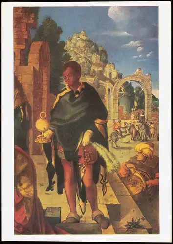 Künstlerkarte DDR ALBRECHT DÜRER Anbetung der Könige (1504) 1977