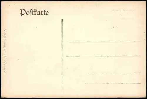 Ansichtskarte Lübeck Ortsansicht mit Dom und Museum 1910