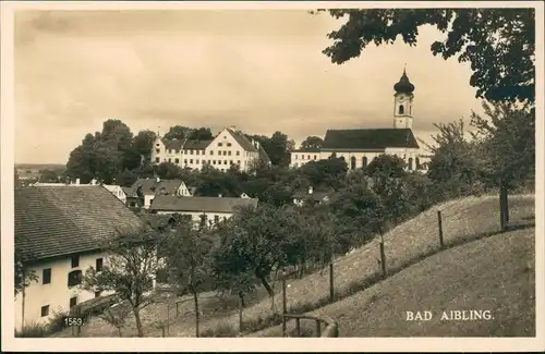 Ansichtskarte Bad Aibling Panorama-Ansicht, Ortsansicht 1940