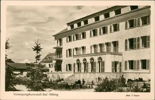 Bad Aibling Gebäude-Ansicht Versorgungskuranstalt Bad Aibling 1953