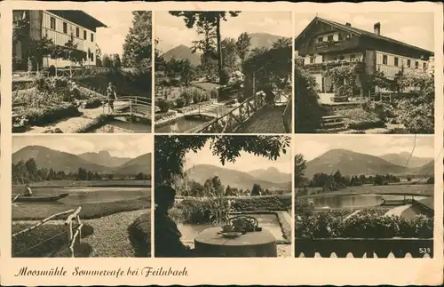 Bad Feilnbach Orts-/Umlandansichten mit Moosmühle Sommercafe 1941