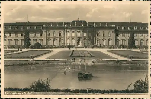 Ansichtskarte Ludwigsburg Ludwigsburg Schloß (Gebäude-Außenansicht) 1940