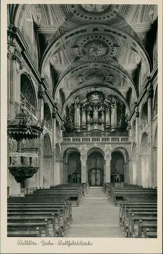 Ansichtskarte Walldürn Wallfahrtskirche Orgelempore 1939