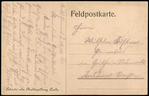 Rethel Landung französischer Ballon, Westfront 1. Weltkrieg Feldpostkarte 1915