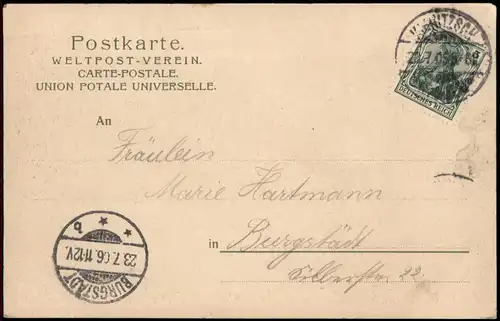 Ansichtskarte Kieritzsch-Neukieritzsch 2 Bild: Gasthaus, Bahnhof 1906