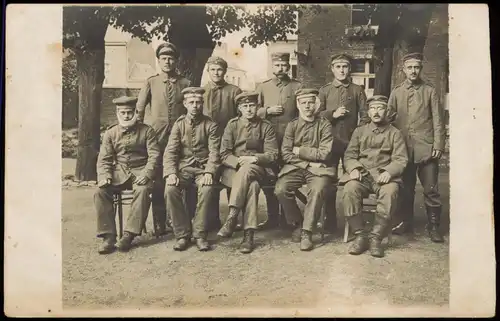 Foto  Militaria WK1 Soldaten im Lazarett 1915 Privatfoto