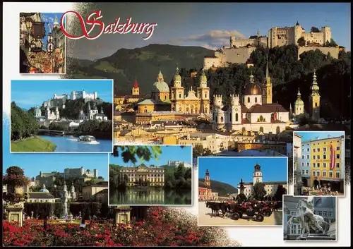 Ansichtskarte Salzburg Stadtteilansichten SALISBURGO SALZBOURG 2000