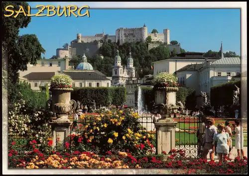 Ansichtskarte Salzburg Mirabellgarten, das Kleinod der Festspielstadt 2000