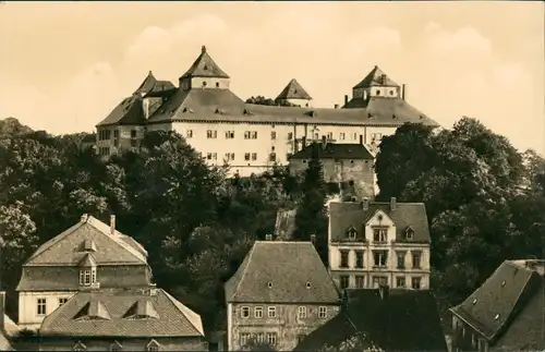 Ansichtskarte Augustusburg Erzgebirge Schloss Augustusburg zur DDR-Zeit 1962