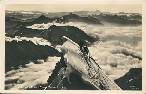 Ansichtskarte Kals am Großglockner Kleinglockner Alpen Blick 1940
