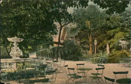 Ansichtskarte Koblenz Laubgang in den Rheinanlagen 1915