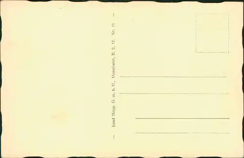 Ansichtskarte Mannheim Schloss Schlosshof aus der Vogelschau-Perspektive 1940