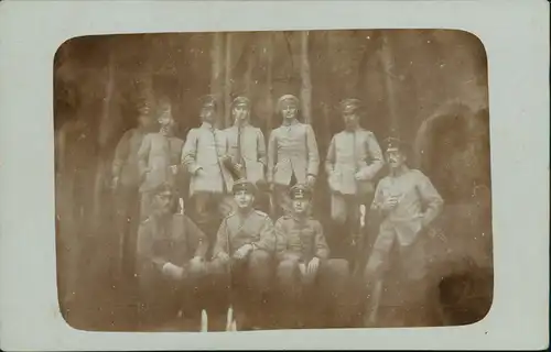 Militär Propaganda Soldaten   Gruppenfoto 1. Weltkrieg 1915 Privatfoto
