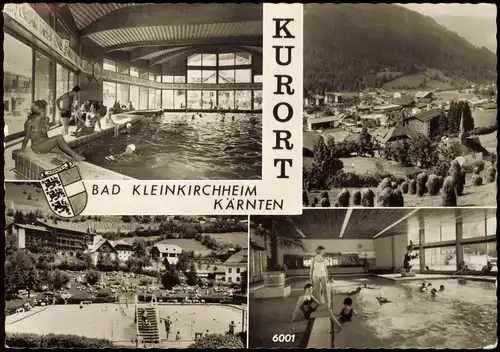 Ansichtskarte Bad Kleinkirchheim Mehrbildkarte mit 4 Ortsansichten 1970