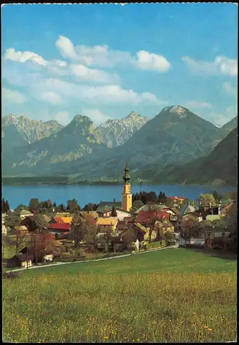 Sankt Gilgen St. Gilgen Panorama Ansicht, Ort im Salzkammergut 1970