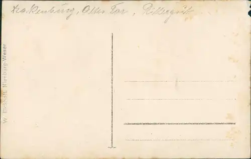 Ansichtskarte Drakenburg b Nienburg Weser Rittergut - Altes Tor 1922