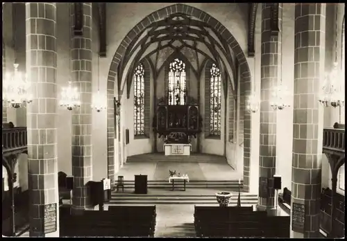 Neustadt (Orla)  Johannis des Täufers Chorraum Altar von Lucas Cranach 1990