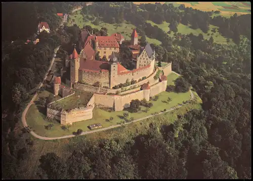 Ansichtskarte Coburg Luftbild VESTE COBURG Oberfranken 1980