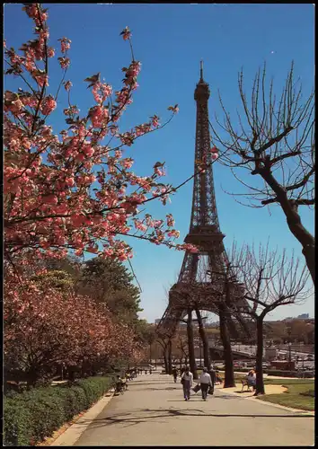 CPA Paris Eiffelturm Tour Eiffel The Eiffel Tower 1980