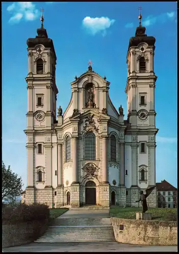 Ansichtskarte Ottobeuren Basilika und Benediktinerabtei 1980