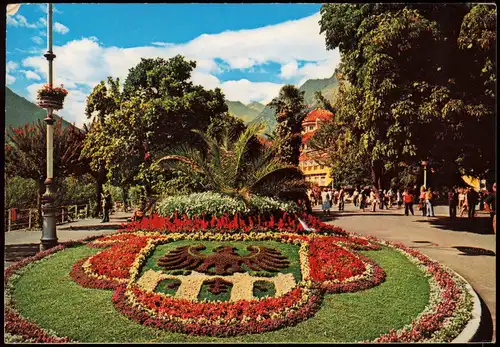 Cartoline Meran Merano Passeggiata e Casino, Promenade mit Kurhaus 1980