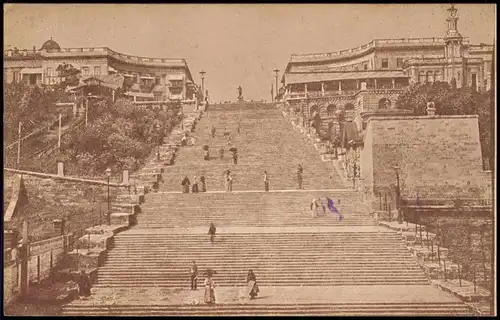 Odessa Одеса Одесса Escalier du Boulevard Feldman. 1929