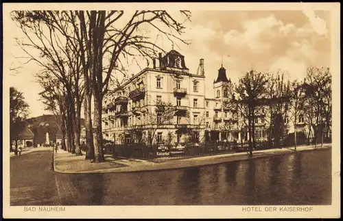 Ansichtskarte Bad Nauheim Hotel Kaiserhof 1941