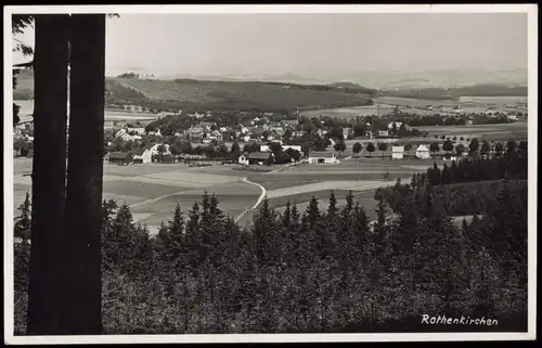Ansichtskarte Rothenkirchen-Steinberg (Vogtland) Blick auf die Stadt 1941