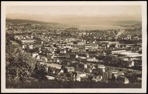 Ansichtskarte Zürich Totale Verein Die Naturfreunde 1928