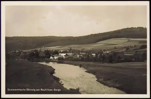 Ansichtskarte Sörnzig Gasthof Sörnzig 1930  Landpoststempel Steudten Rochlitz