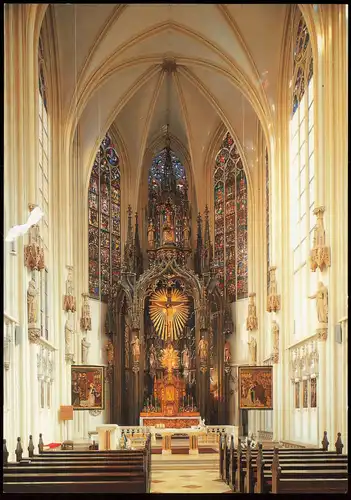 Ansichtskarte Wien Blick zum Hochaltar Maria am Gestade, Wien I. 1990