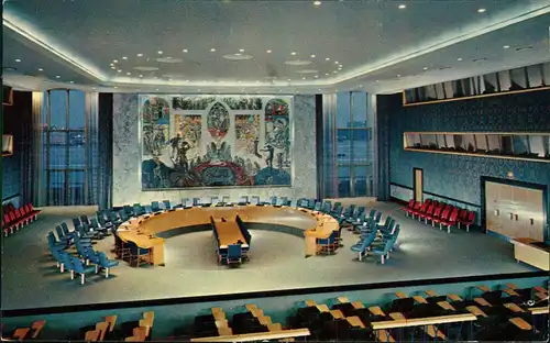 New York City United Nations Headquarter SECURITY COUNCIL CHAMBER 1958