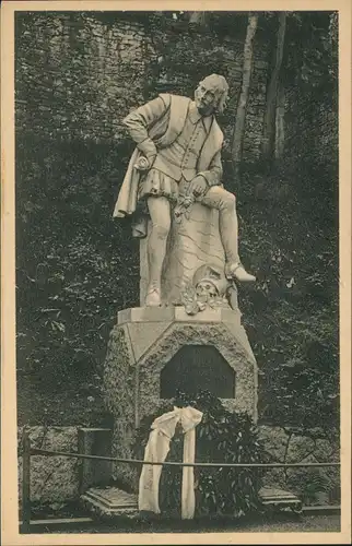 Ansichtskarte Weimar Shakespeare-Denkmal 1910