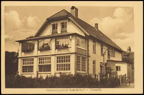 Ansichtskarte Cismar-Grömitz (Holstein) Genesungsheim Lensterhof 1935