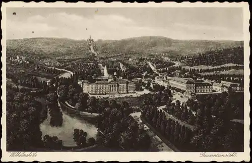 Ansichtskarte Bad Wilhelmshöhe-Kassel Panorama-Ansicht Gesamtansicht 1931