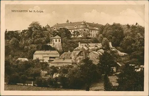 Neugarten Zahrádky u České Lípy Ortsansicht von NEUGARTEN bei B.-Leipa 1927
