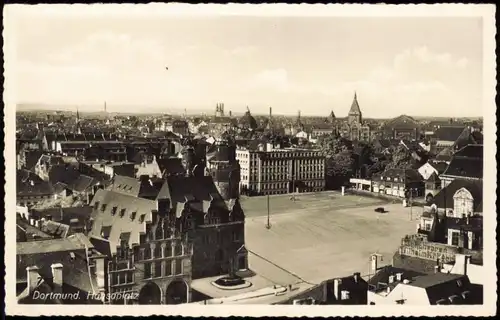 Ansichtskarte Dortmund Hansaplatz 1950