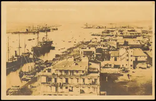 Port Said بورسعيد (Būr Saʻīd) Quai Hafen - Stadtpartie 1912