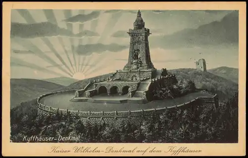 Kelbra (Kyffhäuser) Kaiser-Friedrich-Wilhelm aufgehende Sonne 1928