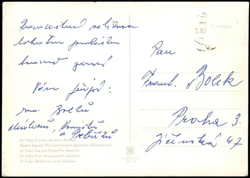 Jiři Trnka: From the puppet  Spaliček  Fernsehen: Zeichentrick Trickfilme 1972