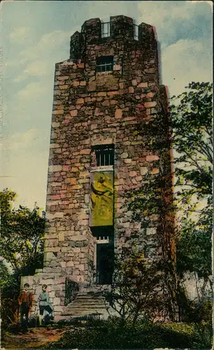 Ansichtskarte Adenau Kaiser-Wilhelm-Denkmal Hohe Acht, 760 m 1924