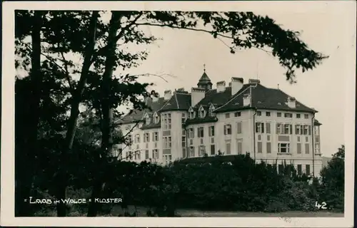 Ansichtskarte Laab im Walde Kloster 1936