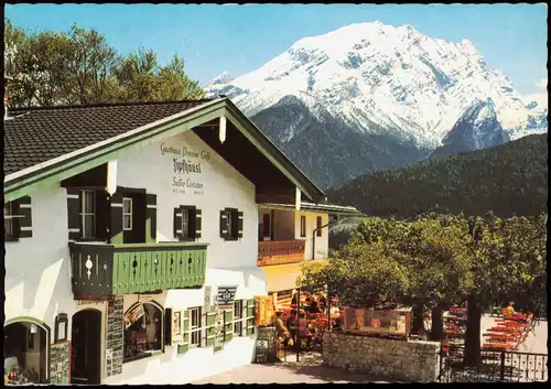 Ramsau bei Berchtesgaden Berggasthof und Pension Zipfhäusl 1977