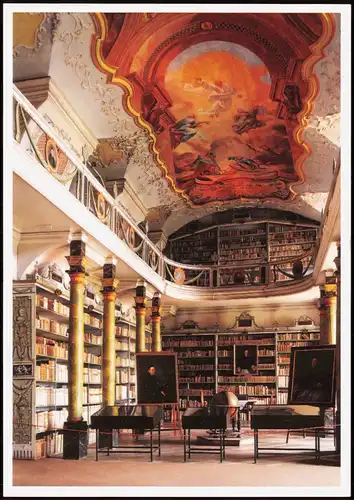 Braunau Broumov Knihovna benediktinský klášter Broumov, The Library 2000